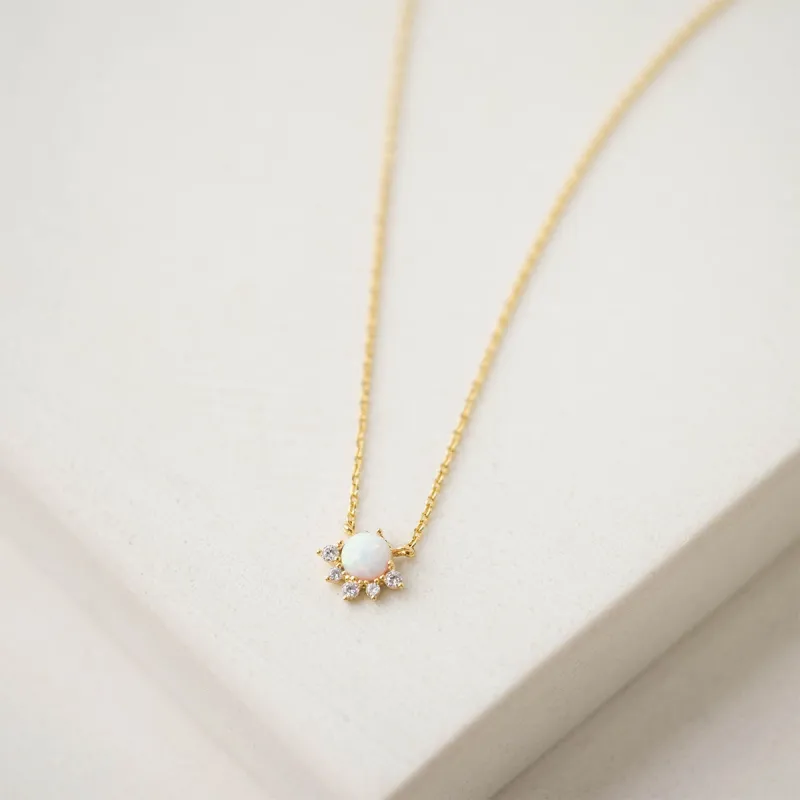 Gold Plated Juno Necklace sold by Silver Lotus