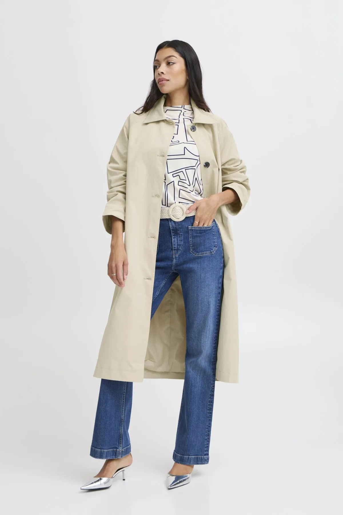 Amona Long Coat sold by Silver Lotus product image thumbnail 5