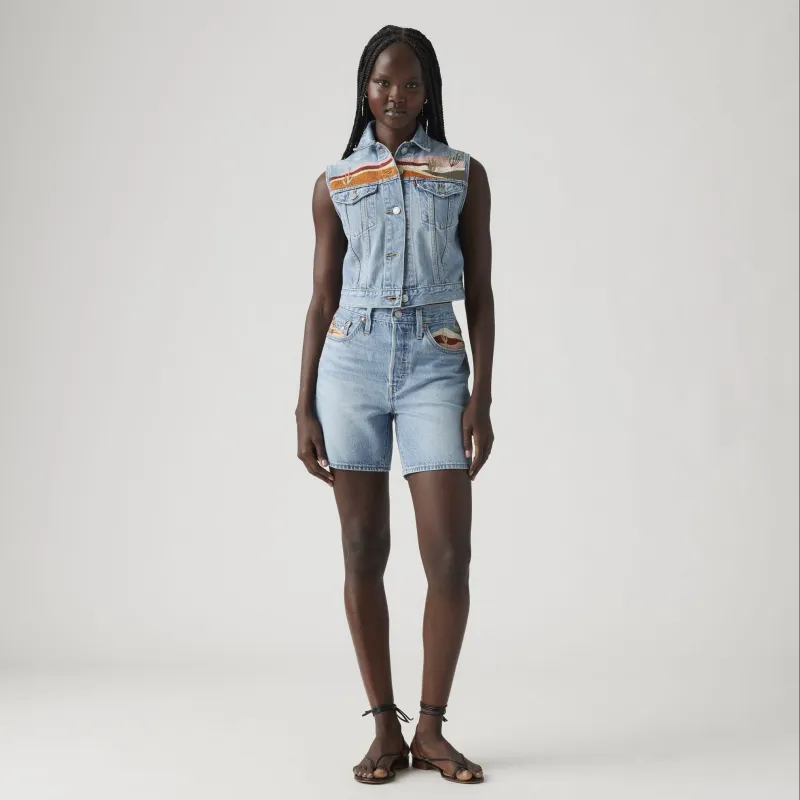 Mid Thigh Short - Desert Utopia sold by Silver Lotus