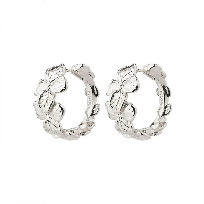 Echo Silver Plated Hoops sold by Silver Lotus
