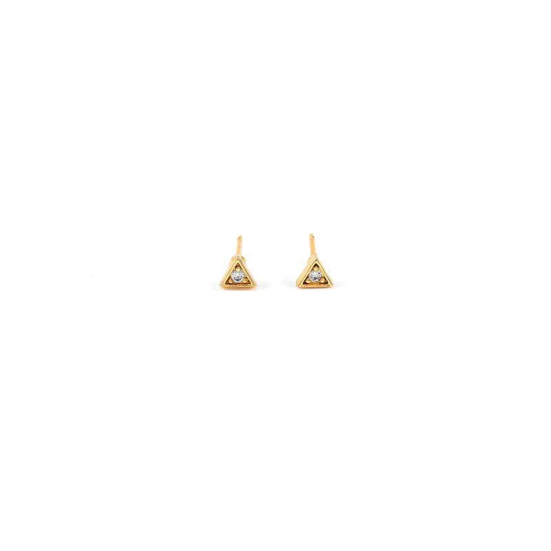 Oranya Gold Studs sold by Silver Lotus