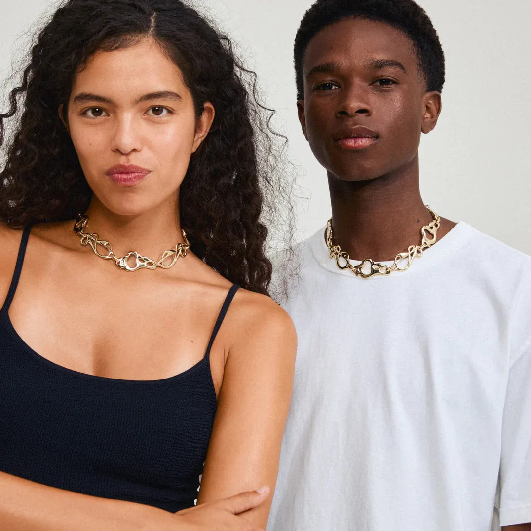 Starlight Gold Plated Necklace sold by Silver Lotus product image thumbnail 2