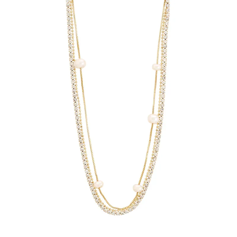 Starlight Gold Plated 3-in-1 Necklace Set sold by Silver Lotus