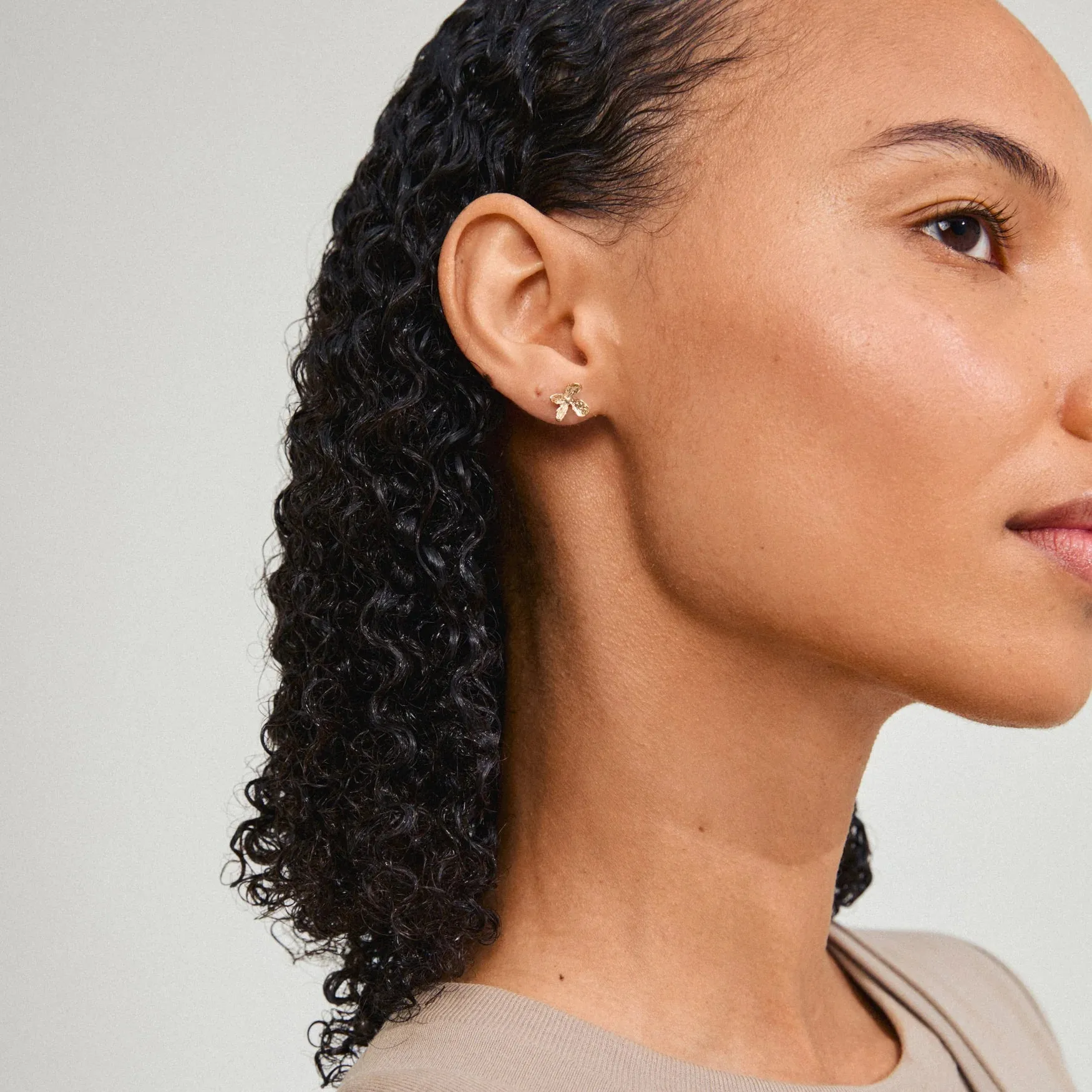 Aglaia Gold Plated Studs sold by Silver Lotus product image thumbnail 2