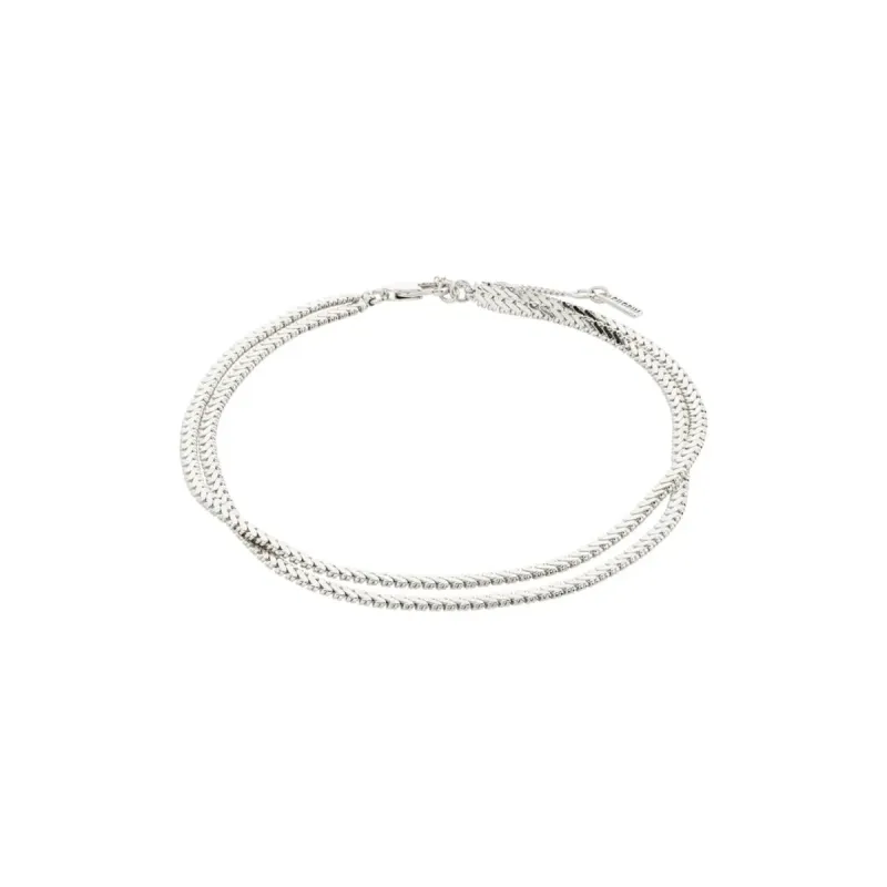 Jelona Silver Plated Anklet sold by Silver Lotus