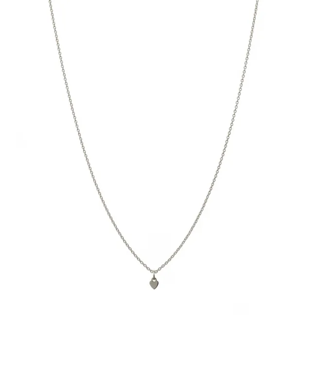 Petite Coeur Silver Necklace sold by Silver Lotus