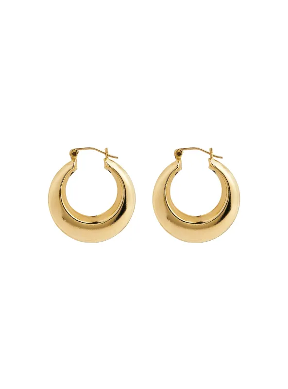 Lauren Gold Hoops sold by Silver Lotus