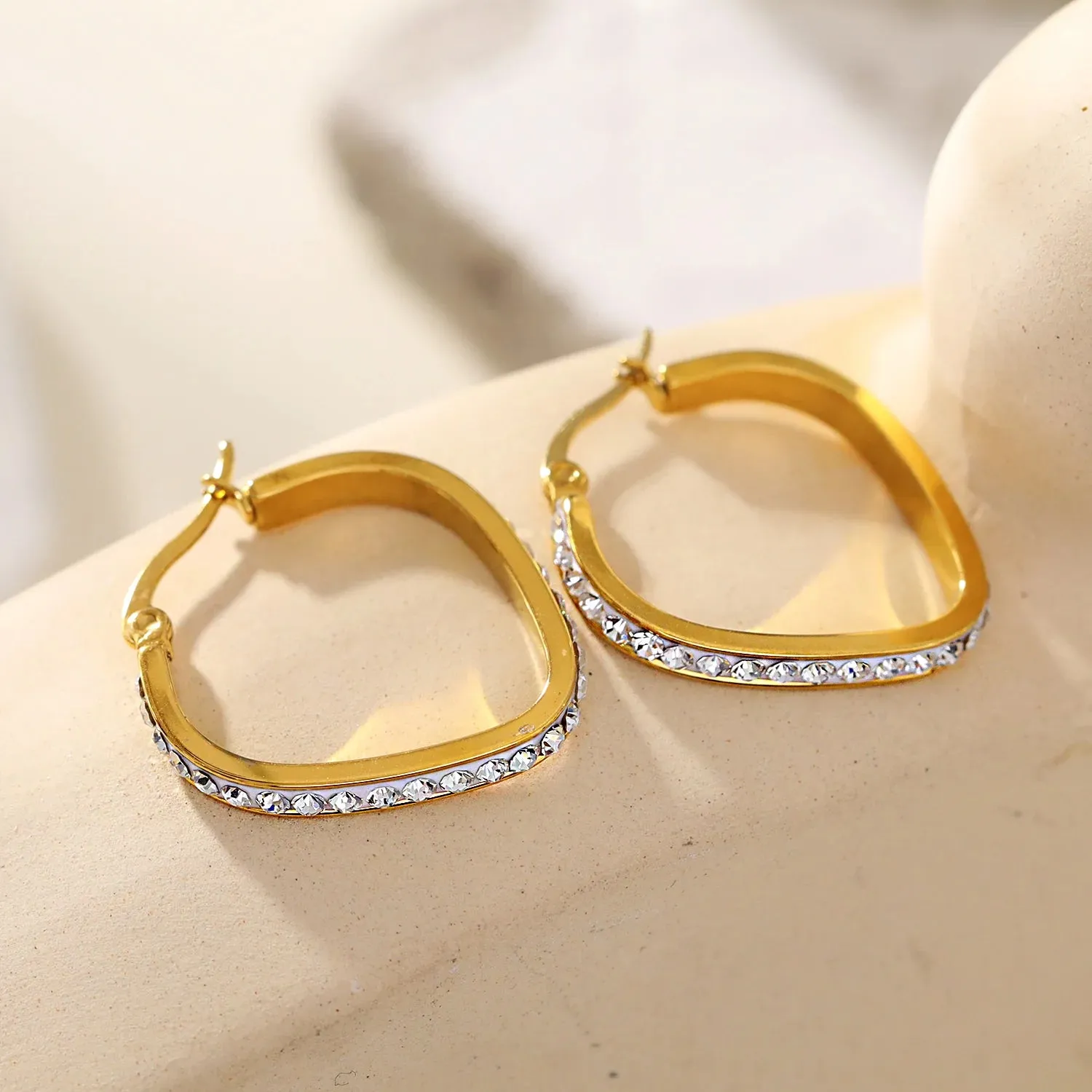 Melfi Gold Hoops sold by Silver Lotus product image thumbnail 3