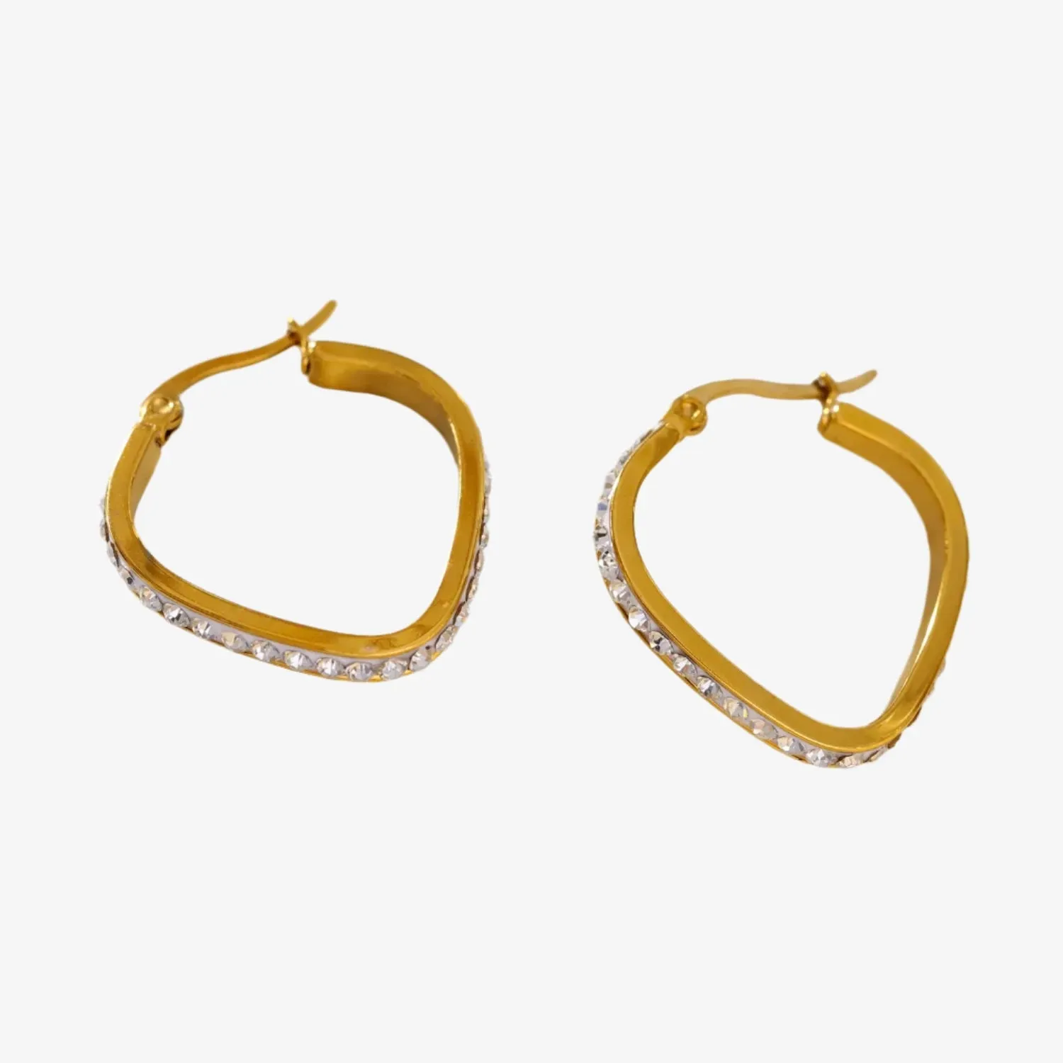 Melfi Gold Hoops sold by Silver Lotus
