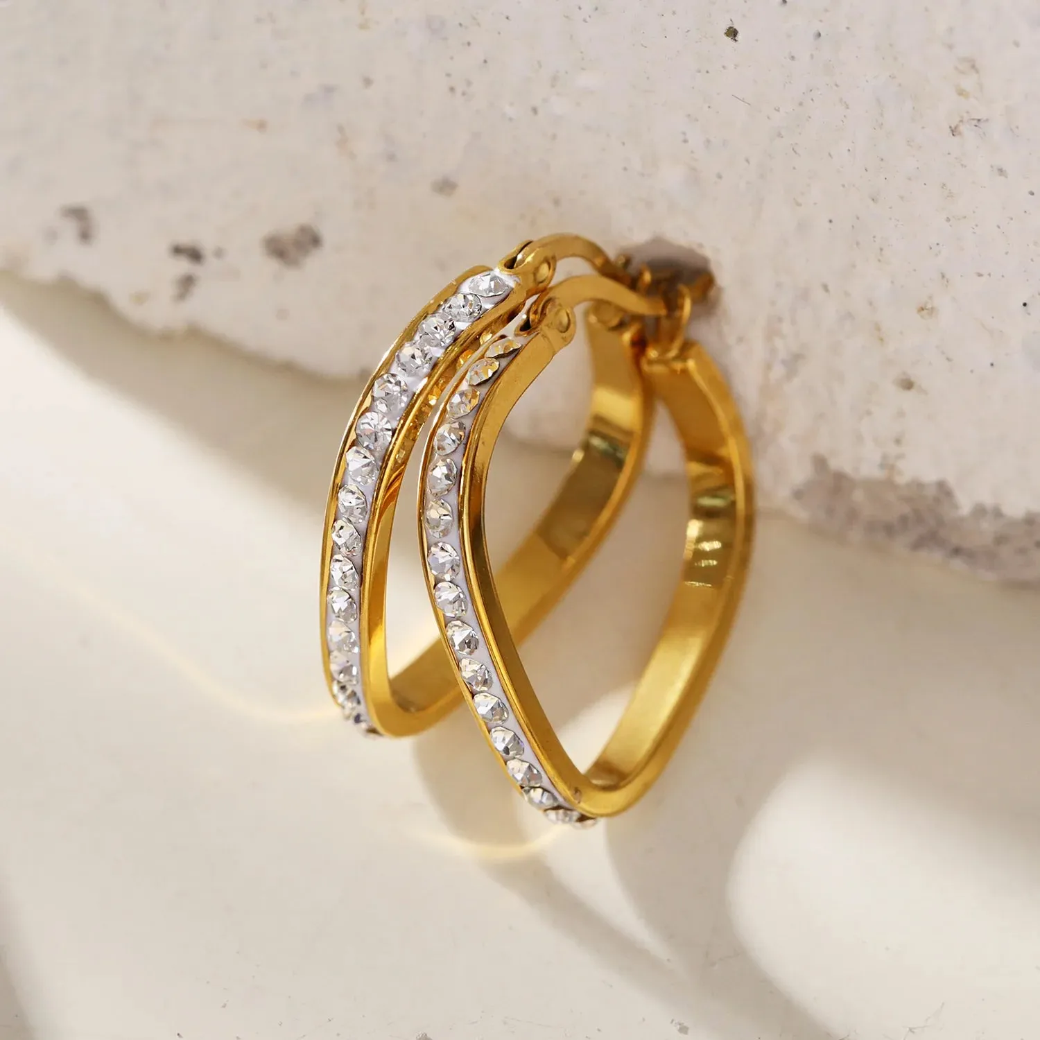 Melfi Gold Hoops sold by Silver Lotus product image thumbnail 2