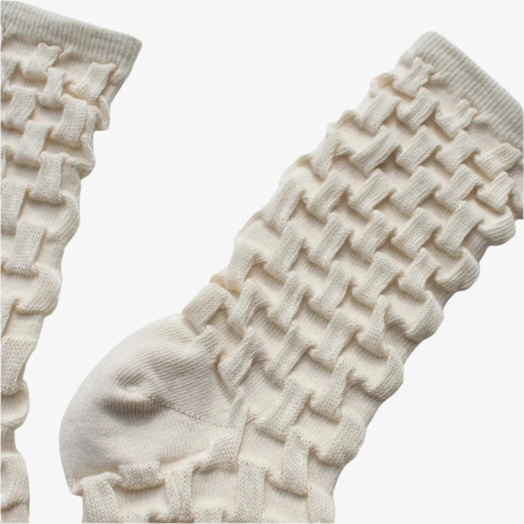 Embossed Square Socks sold by Silver Lotus product image thumbnail 4