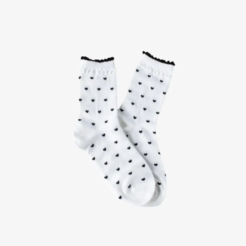 Always Lovely Hearts Socks sold by Silver Lotus