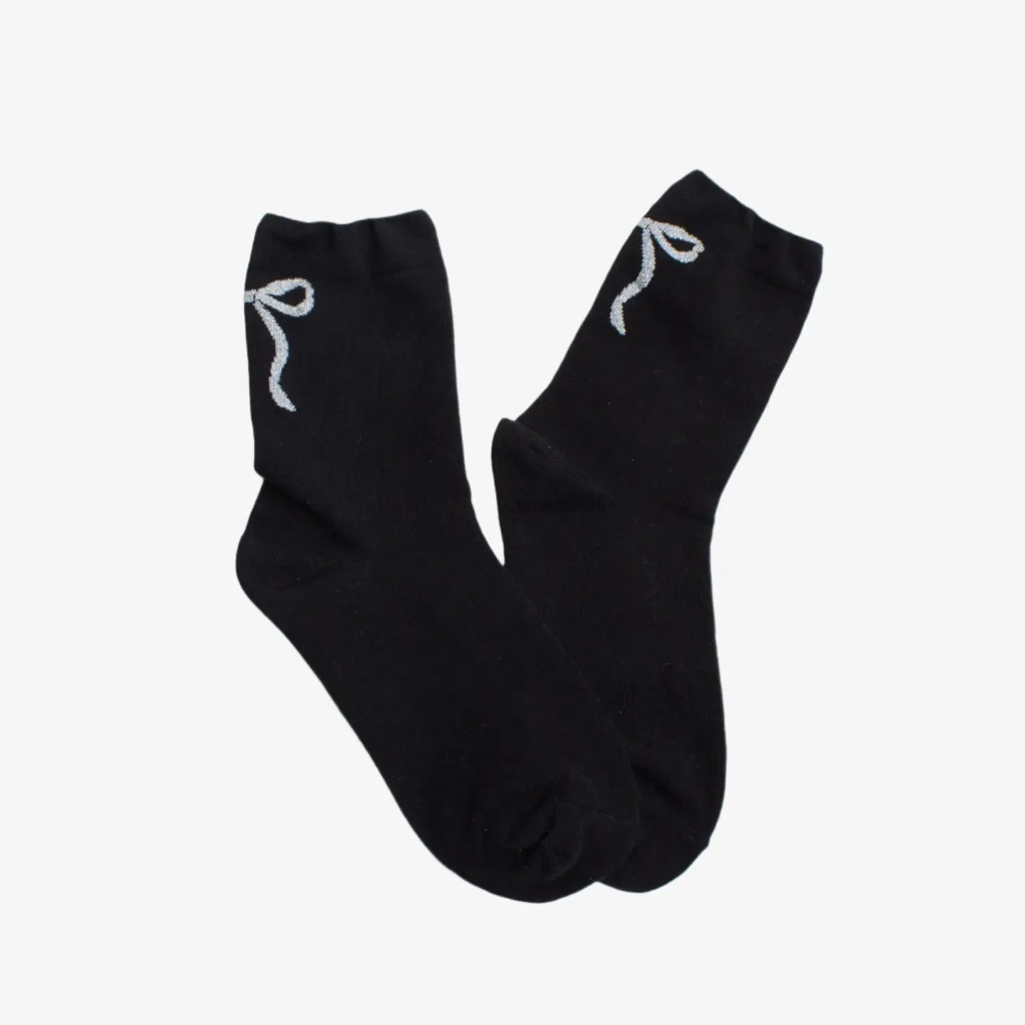 Holiday Ribbon Bow Socks sold by Silver Lotus