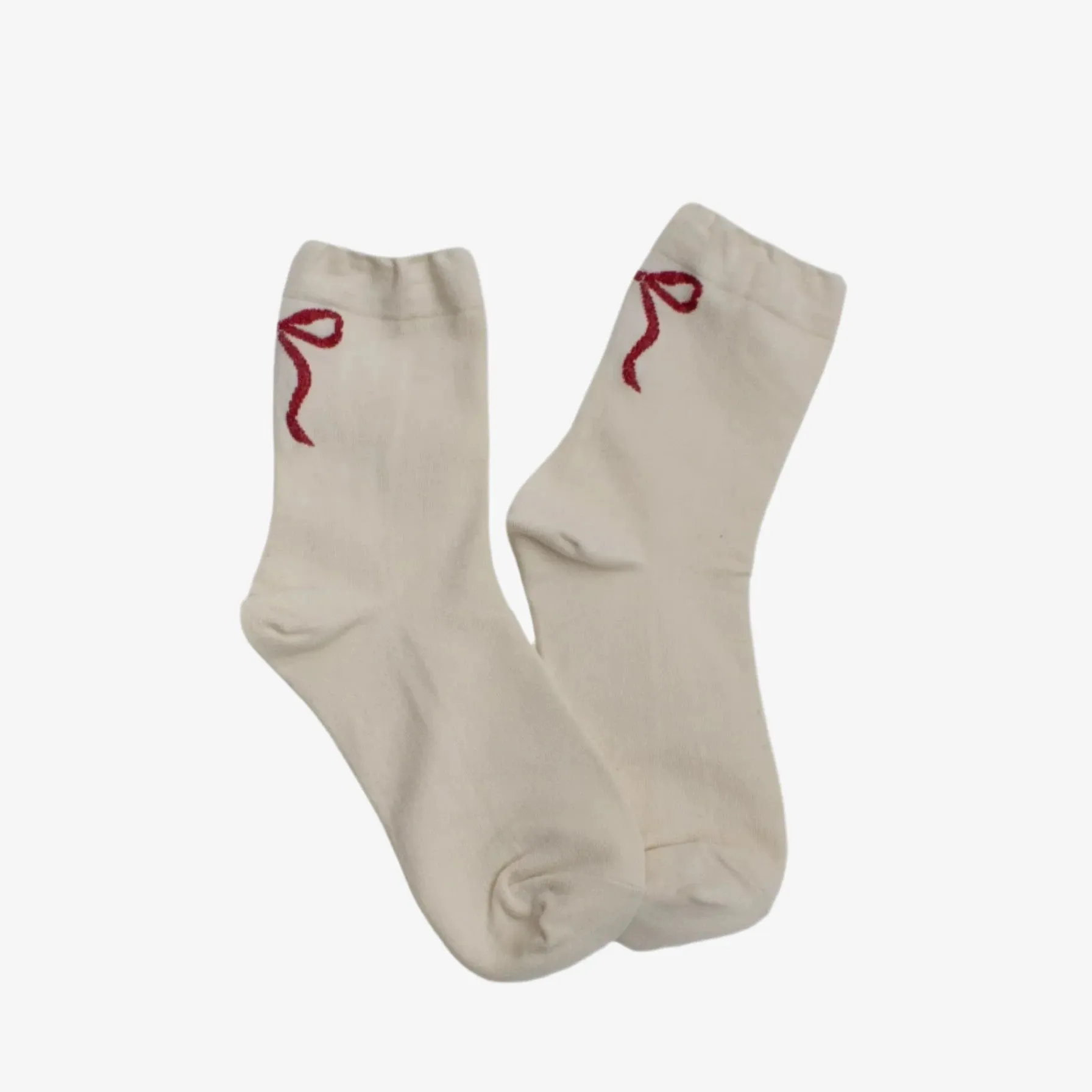 Holiday Ribbon Bow Socks sold by Silver Lotus product image thumbnail 3
