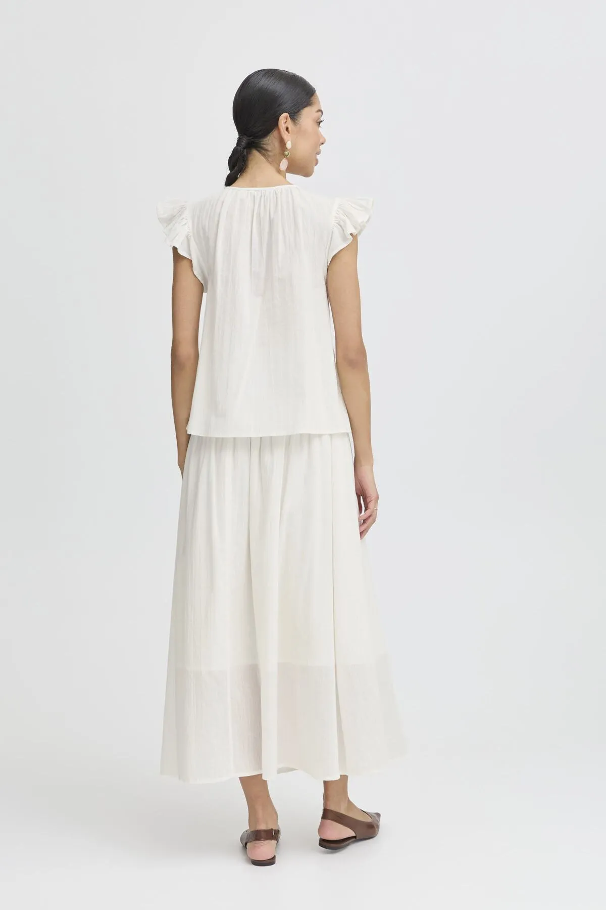 Ipalie Short Sleeve Blouse sold by Silver Lotus product image thumbnail 4