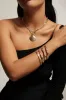 Gold Plated Wavy Bangle sold by Silver Lotus