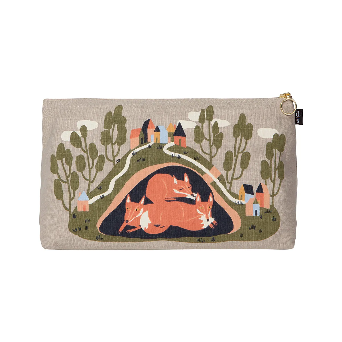 Large Zipper Pouch sold by Silver Lotus product image thumbnail 2