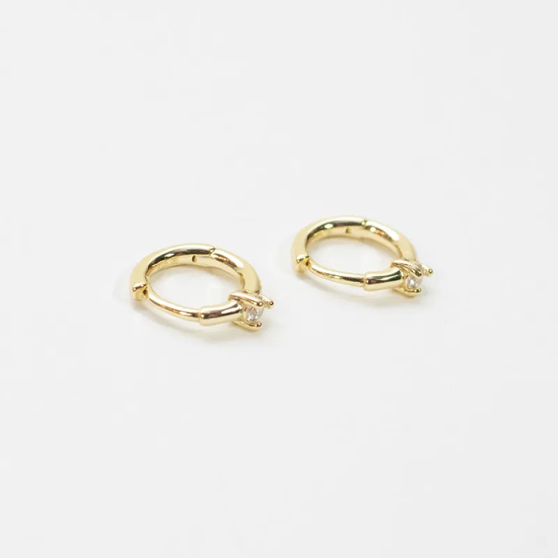 Micro CZ Huggies sold by Silver Lotus
