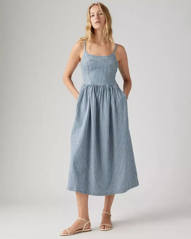 Alessie Bustier Dress - Mischa Stripe sold by Silver Lotus