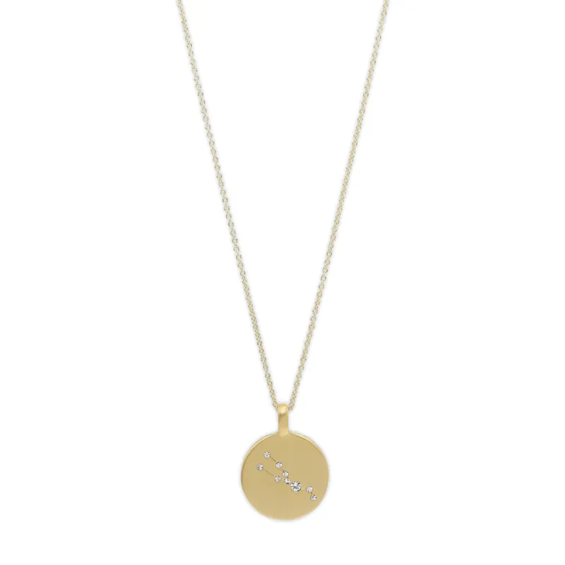 Taurus Star Sign Gold Plated Necklace sold by Silver Lotus