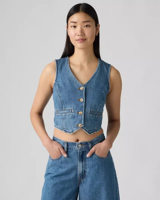 Amore Denim Vest - Cause and Effect sold by Silver Lotus