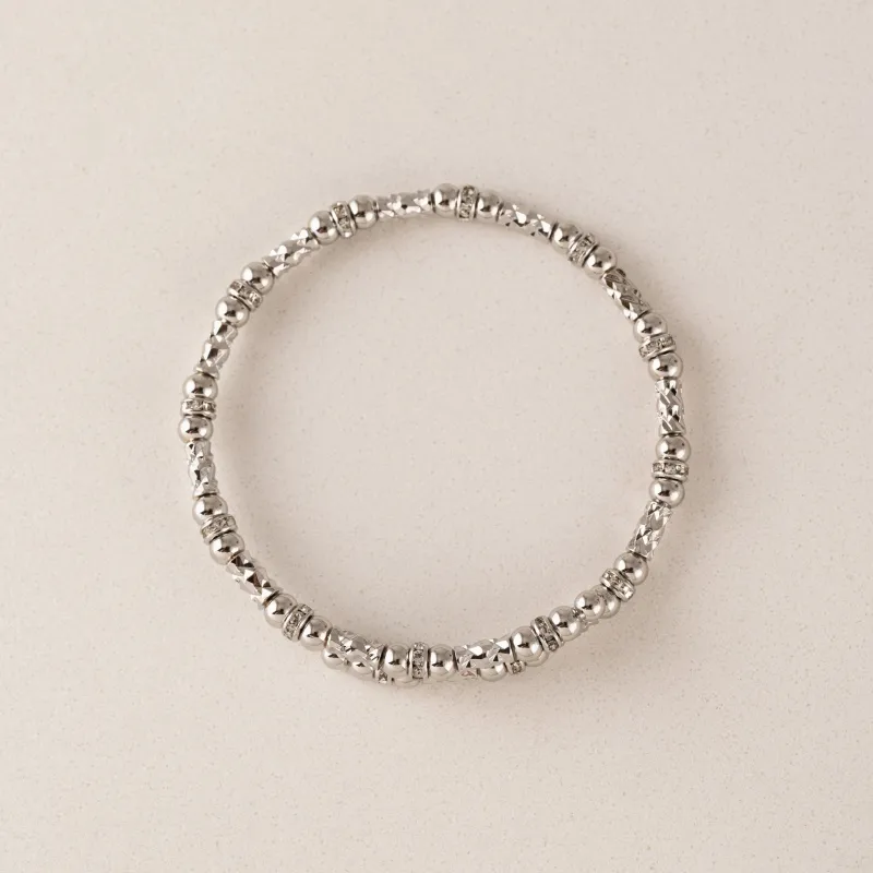 Silver Mini Solana Flex Bangle sold by Silver Lotus