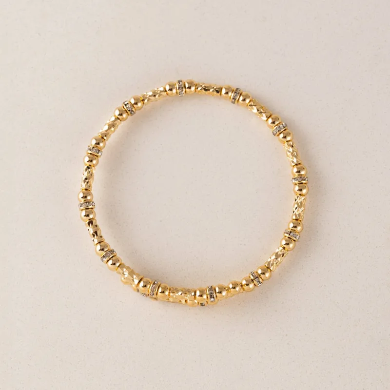 Gold Mini Solana Flex Bangle sold by Silver Lotus