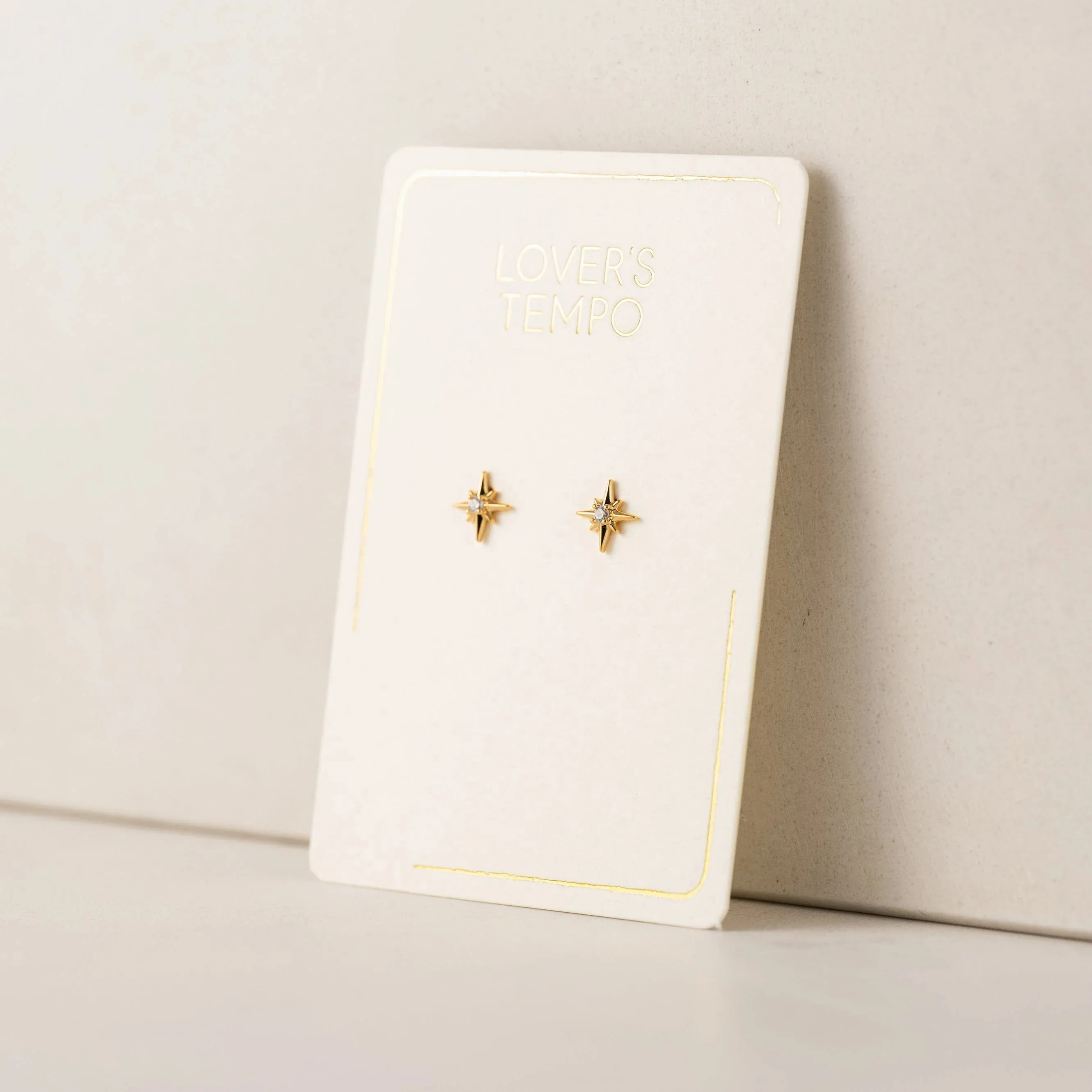 Gold Lone Star Studs sold by Silver Lotus product image thumbnail 3