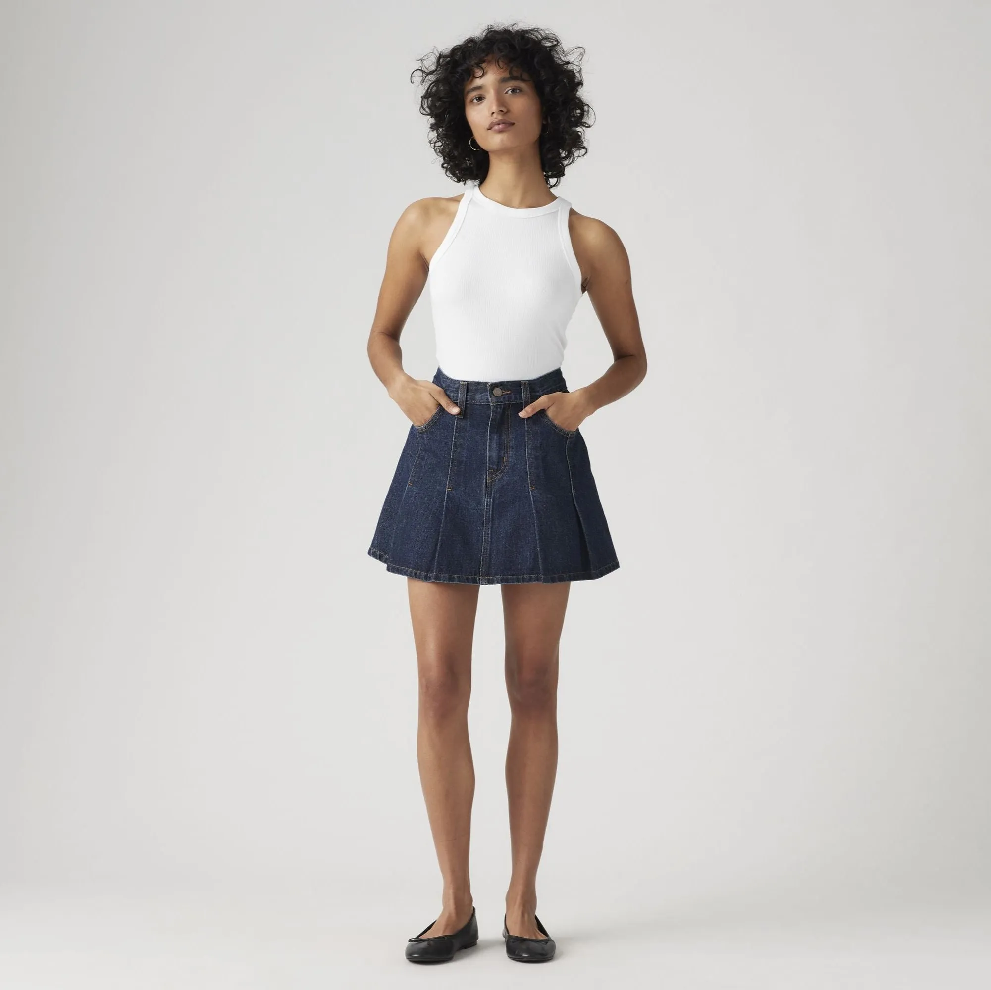 Pleated Mini Skirt - Remember Together sold by Silver Lotus