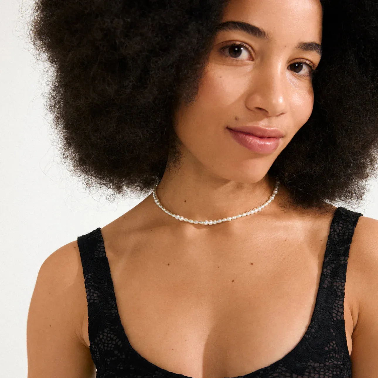 Elliana Gold Plated Pearl Necklace sold by Silver Lotus product image thumbnail 2