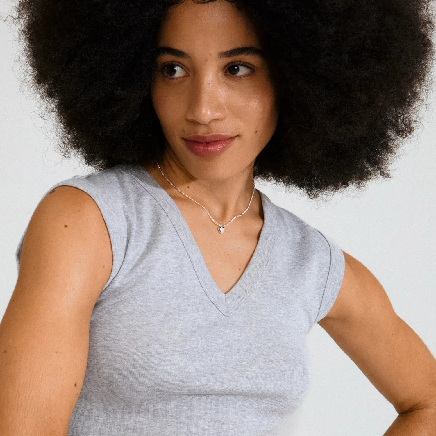 Alaia Silver Plated Heart Necklace sold by Silver Lotus product image thumbnail 2