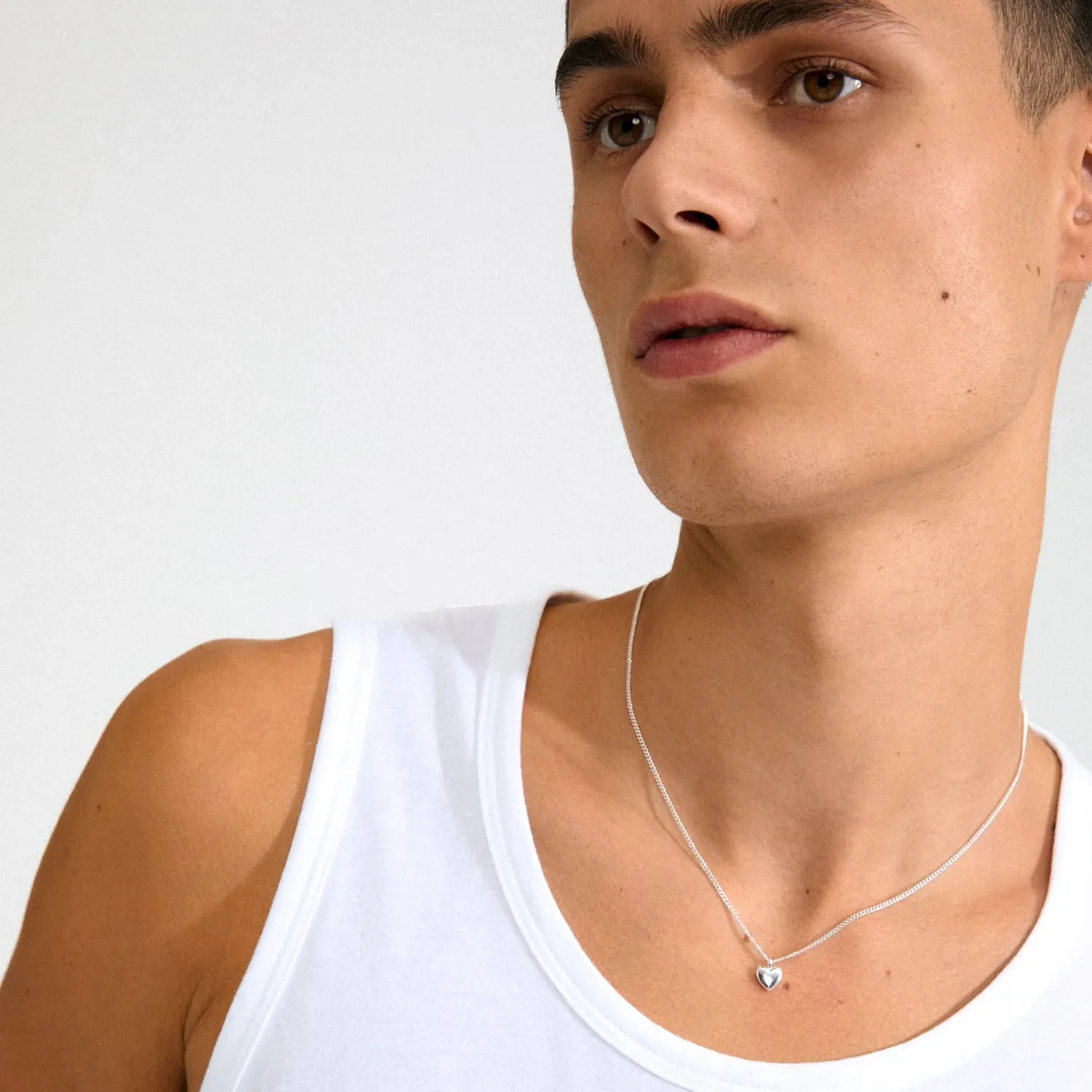 Alaia Silver Plated Heart Necklace sold by Silver Lotus product image thumbnail 4