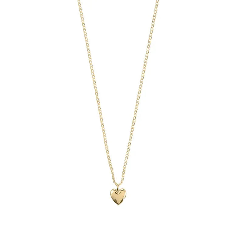 Alaia Gold Plated Waterproof Heart Necklace sold by Silver Lotus