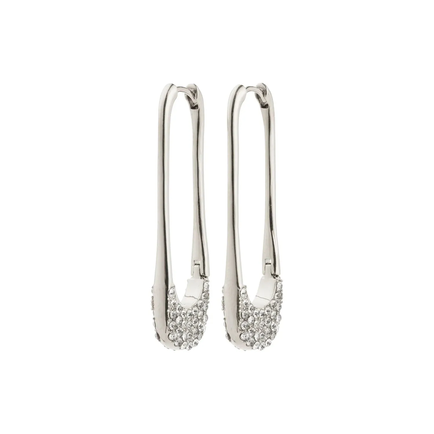 Instant Silver Plated Crystal Earrings sold by Silver Lotus