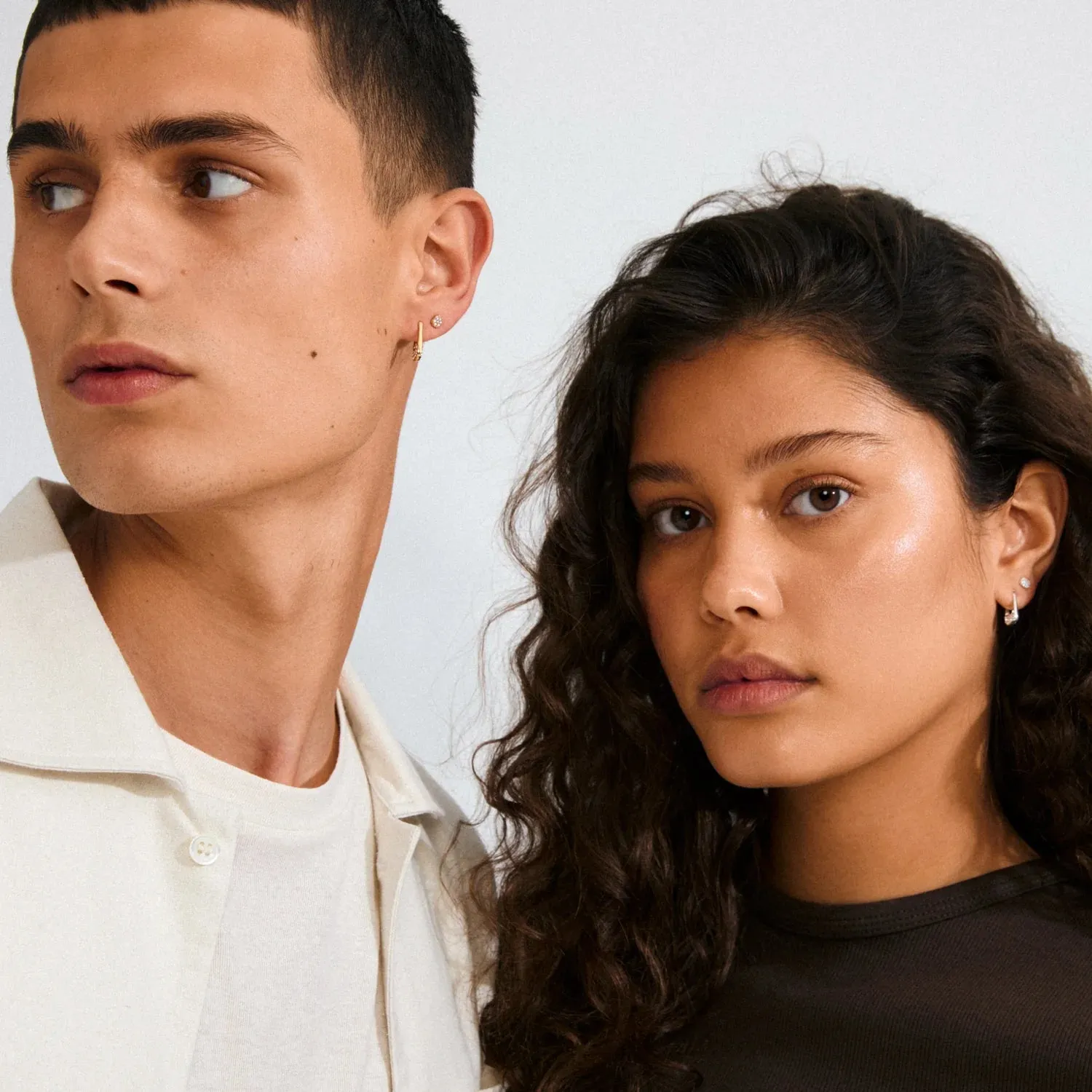 Instant Gold Plated Crystal Hoops & Stud Earrings Set sold by Silver Lotus product image thumbnail 3