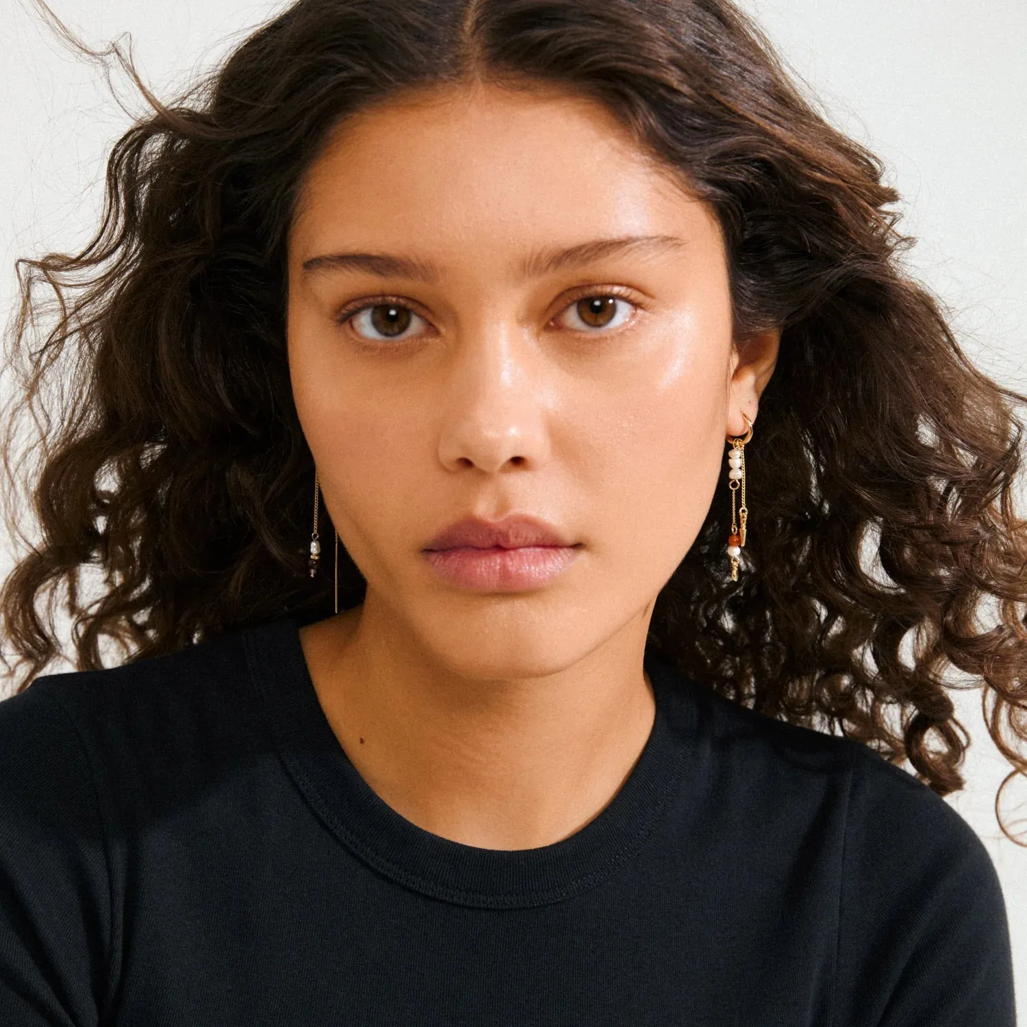 Between Gold Plated Earrings sold by Silver Lotus product image thumbnail 2