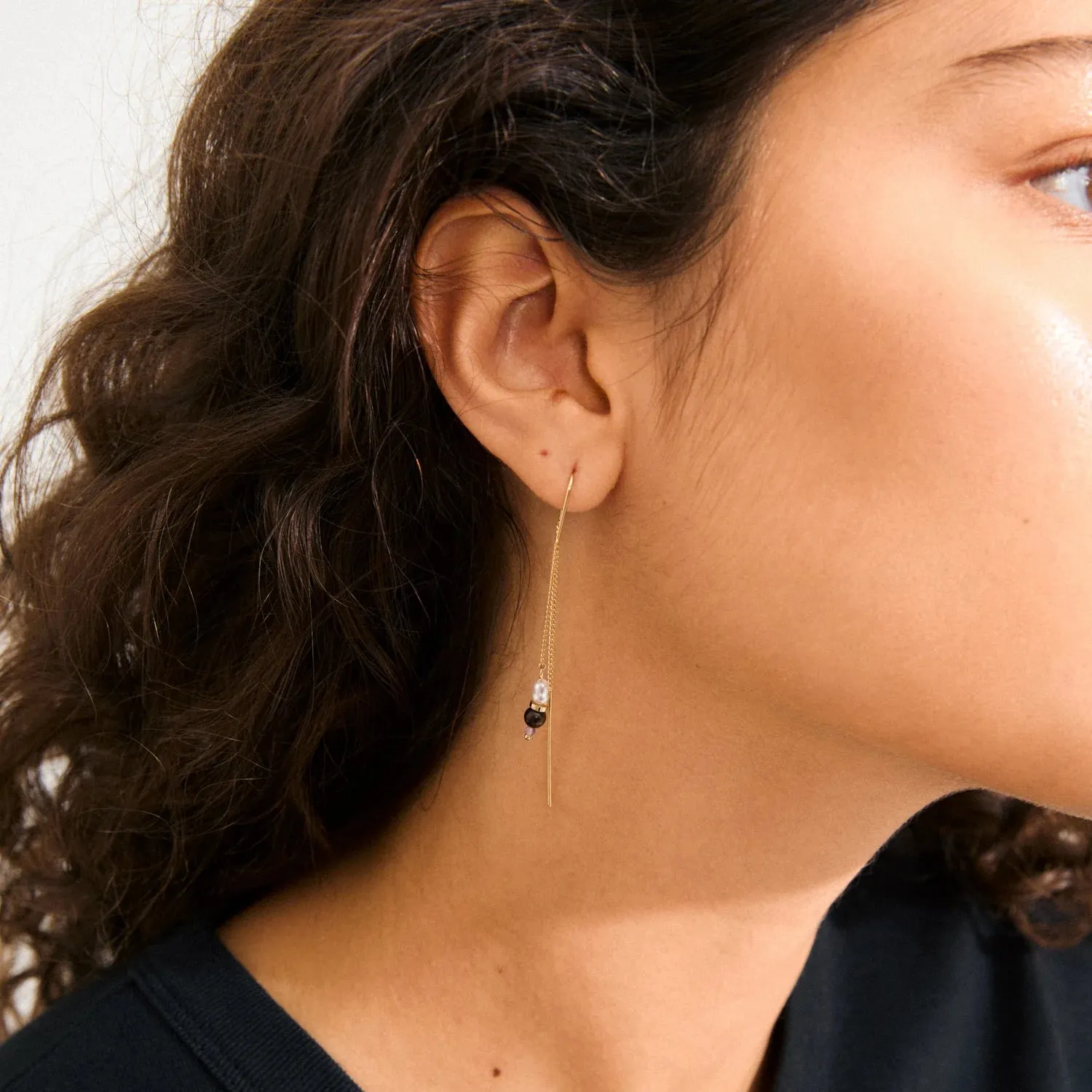 Between Gold Plated Earrings sold by Silver Lotus product image thumbnail 4