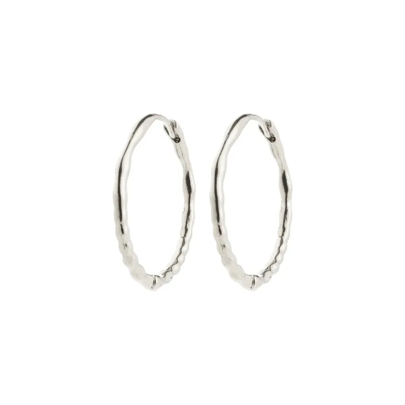 Between Silver Plated Hoops sold by Silver Lotus