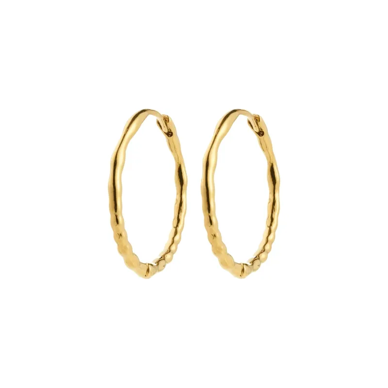 Between Gold Plated Hoops sold by Silver Lotus