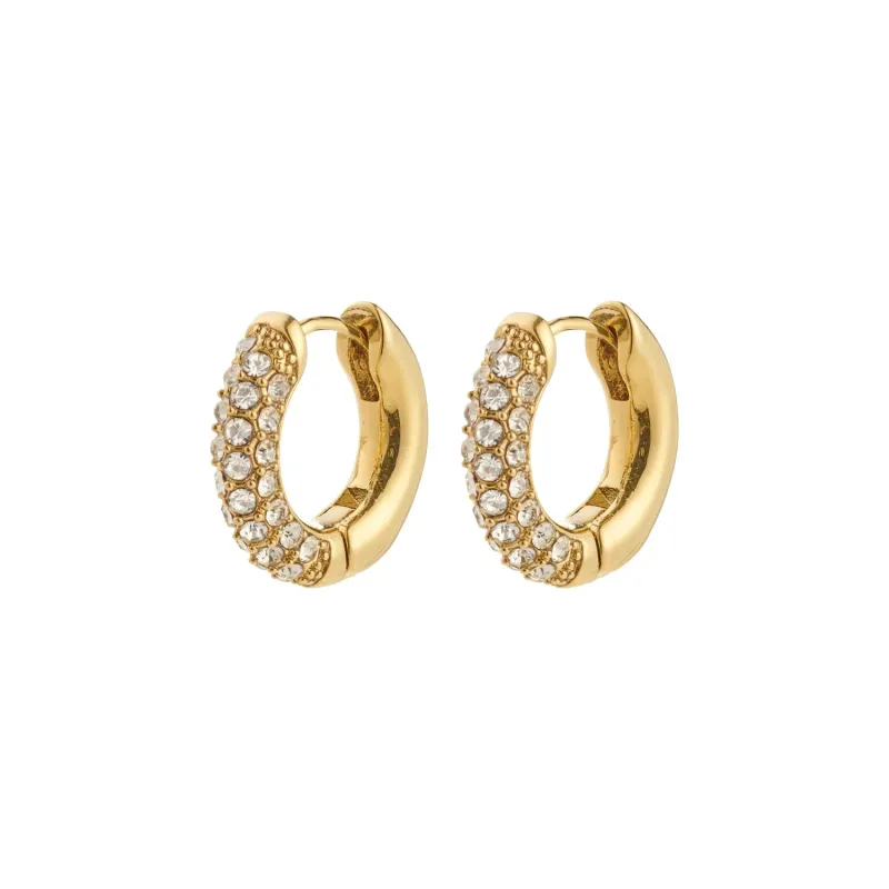 Tatum Gold Plated Waterproof Small Hoops sold by Silver Lotus