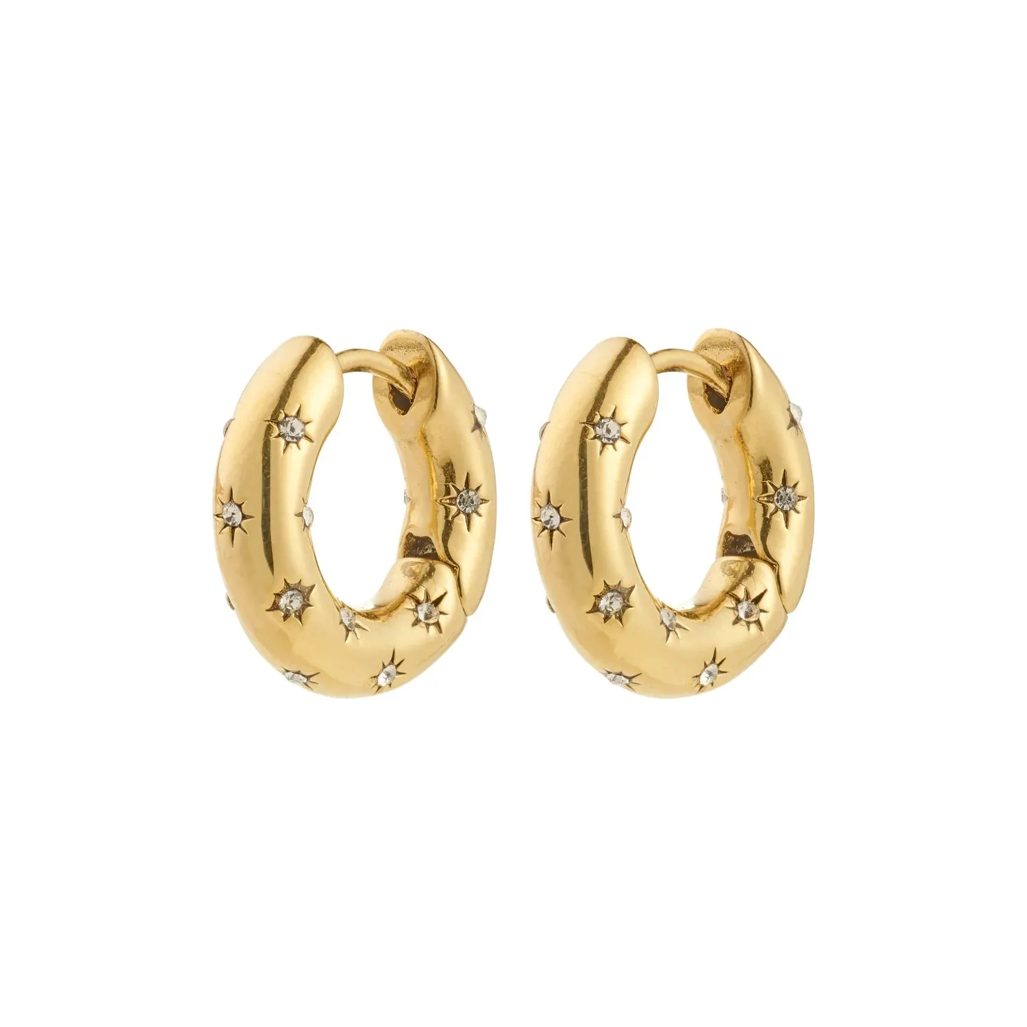 Nevaeh Gold Plated Hoops sold by Silver Lotus