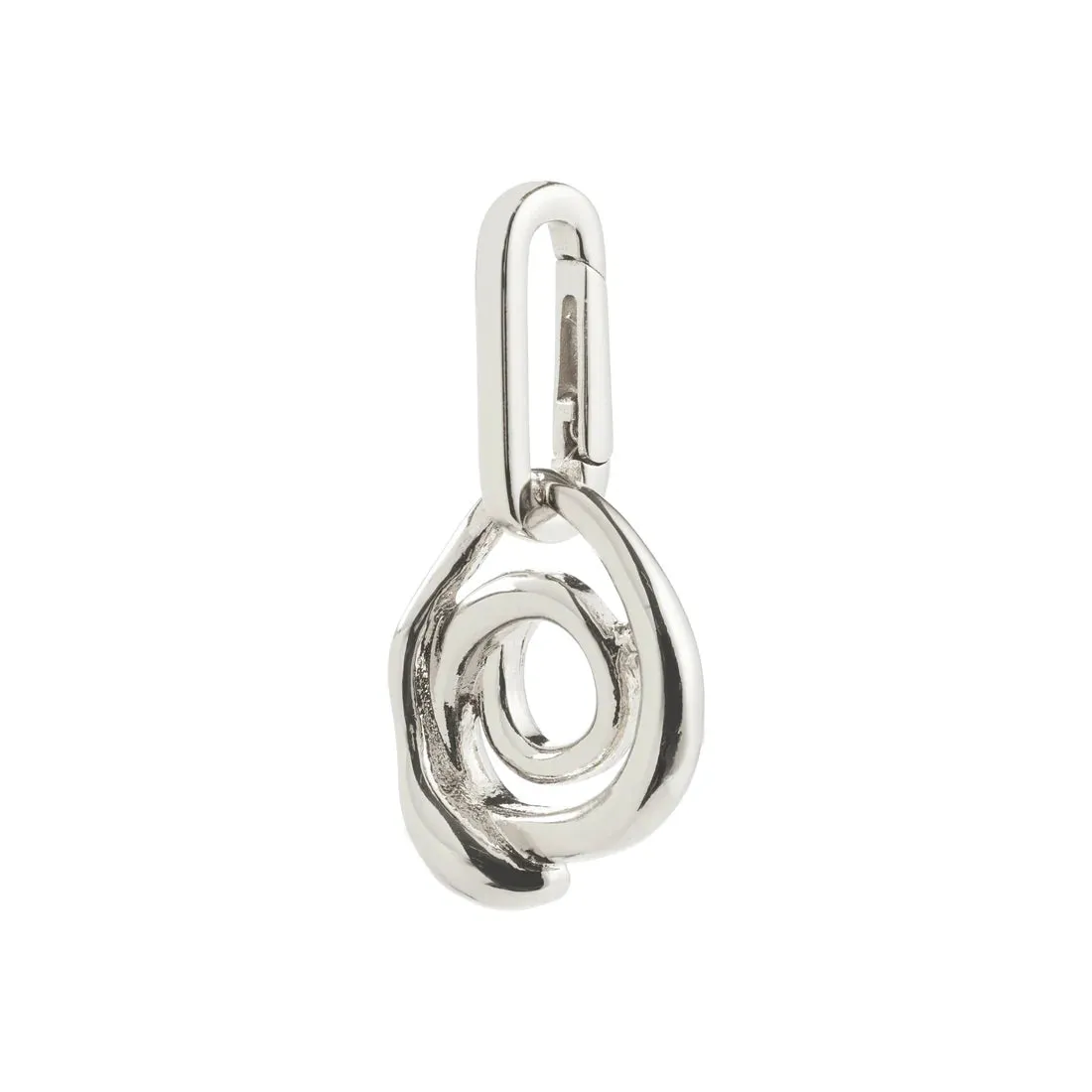 Curl Silver Plated Charm sold by Silver Lotus