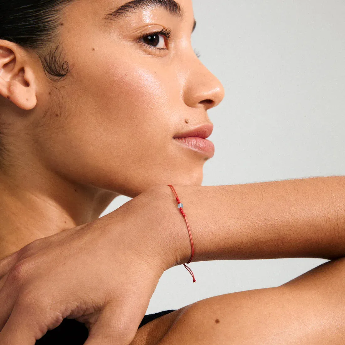 March Birthstone Bracelet sold by Silver Lotus product image thumbnail 3