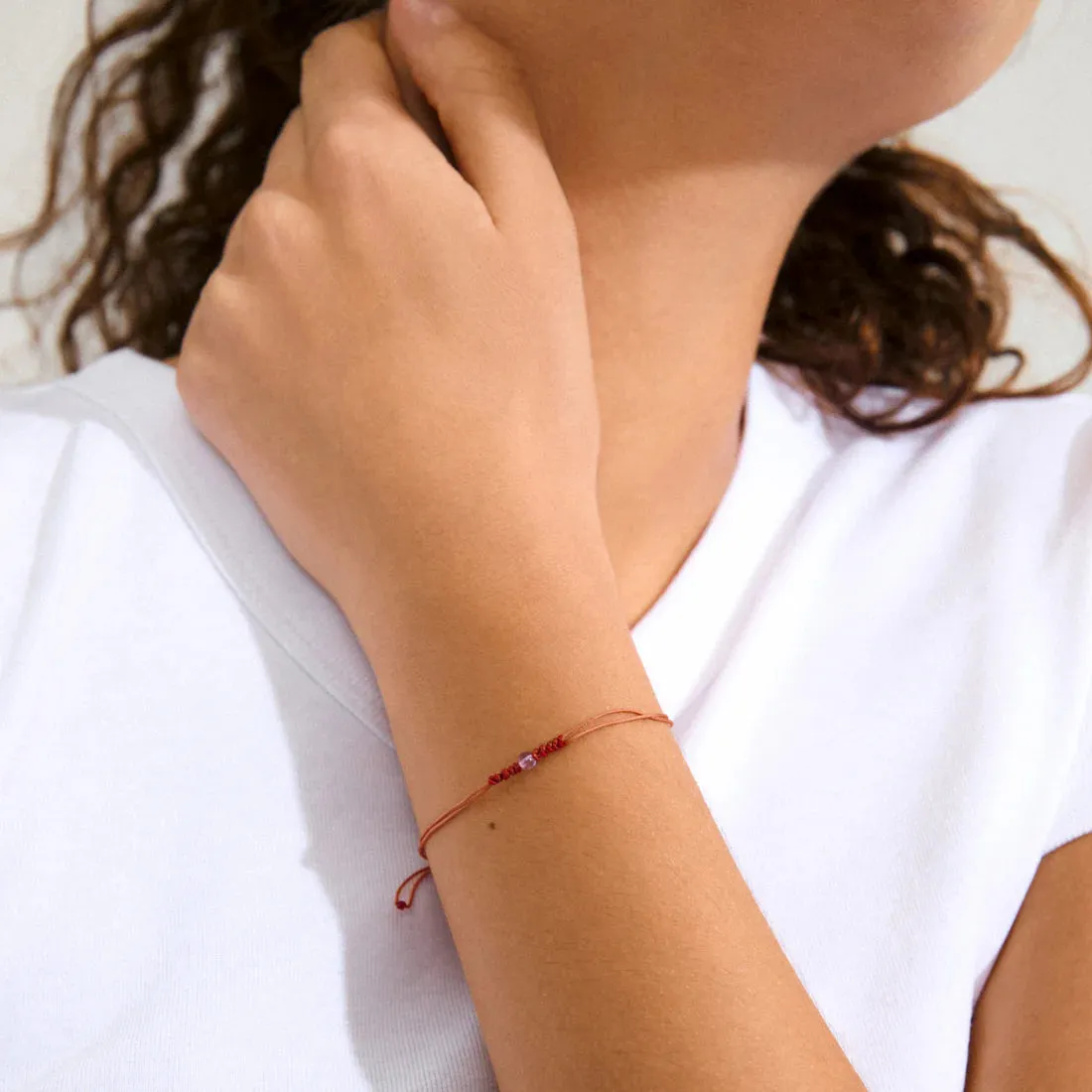 February Birthstone Bracelet sold by Silver Lotus product image thumbnail 3