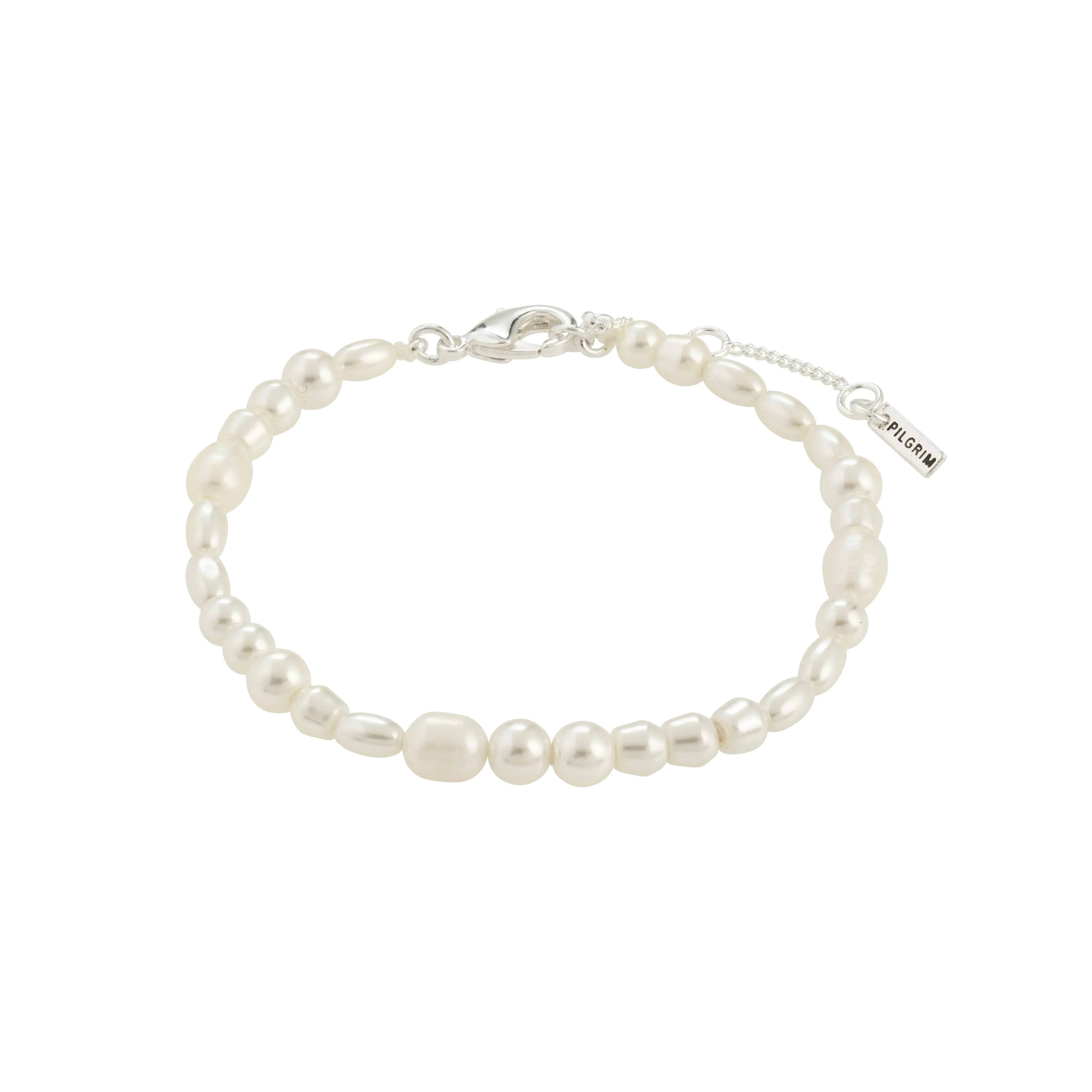 Elliana Silver Plated Pearl Bracelet sold by Silver Lotus