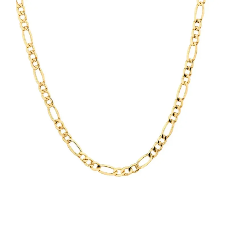 Gold Vermeil 22" Figaro Chain sold by Silver Lotus