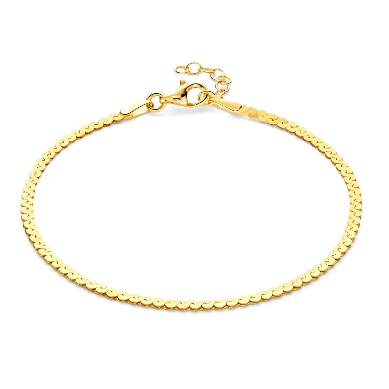 Gold Vermeil Serpentine Bracelet sold by Silver Lotus