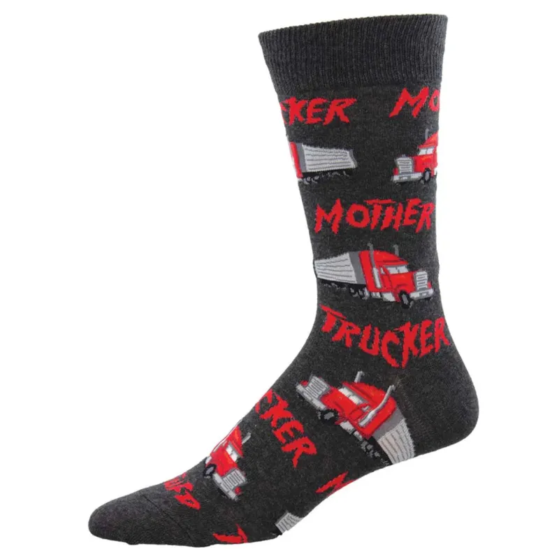 Men's Mother Trucker Socks sold by Silver Lotus