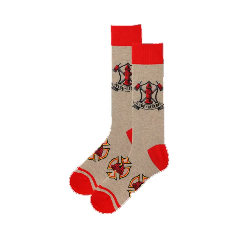 Men's Fire Rescue Socks sold by Silver Lotus