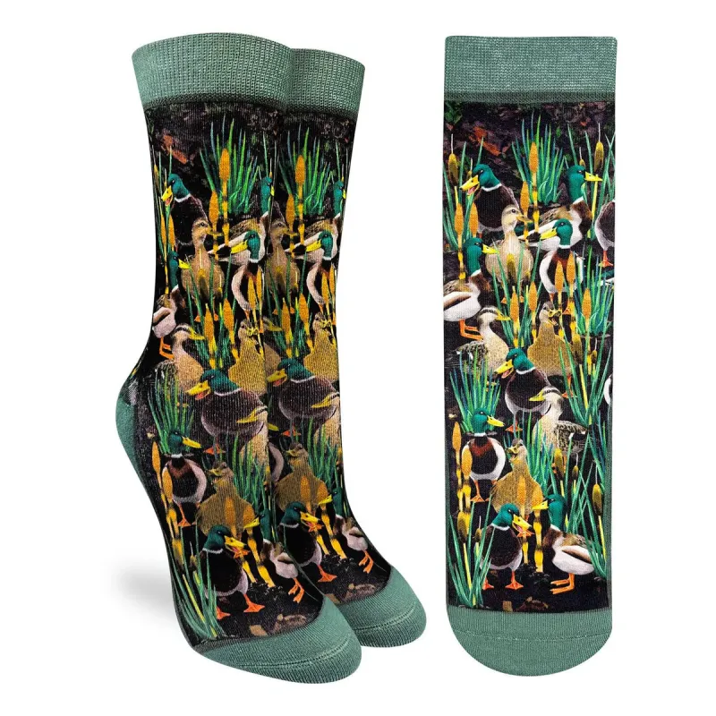 Women's Mallard Ducks Socks sold by Silver Lotus